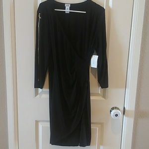 NEW Cache Black Zipper Dress